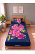 Hand Painted Rayon Bedsheet Set Single Size